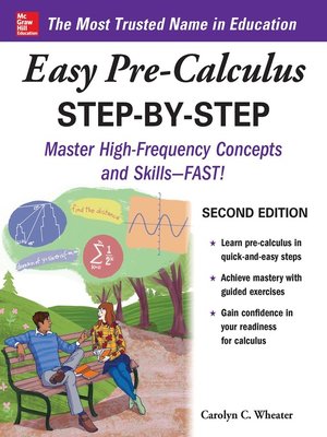 cover image of Easy Pre-Calculus Step-by-Step